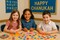 Chanukah Foam Shapes 500/Pk – Menorah, Dreidel & Candle Kids Craft Cutouts